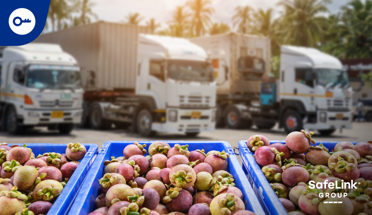 transporte de fruta fresca